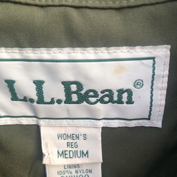 L.L.Bean Ladies lined raincoat - Picture 3 of 10